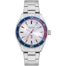 Montre Homme Nautica NAPFWS005 Argenté (Ø 44 mm) de Nautica, Montres bracelet - Réf : S7273931, Prix : 99,72 €, Remise : %