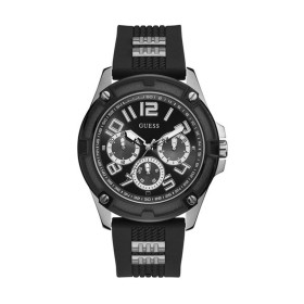 Montre Homme Guess GW0051G1 Ø 45 mm Noir de Guess, Montres bracelet - Réf : S7274012, Prix : 217,35 €, Remise : %