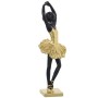 Figurine Décorative Alexandra House Living Noir Doré Acrylique Plastique Mélamine Ballerine 10 x 9 x 30 cm de Alexandra House...