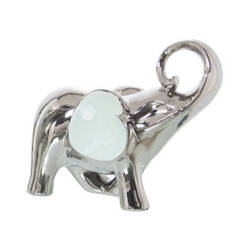 Decorative Figure Alexandra House Living Silver Ceramic Elephant 20 x 9 x 18 cm by Alexandra House Living, Collectables - Ref...