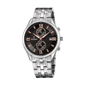 Relógio masculino Festina F6854/7 Preto Prateado de Festina, Relógios com braselete - Ref: S7274706, Preço: 133,23 €, Descont...