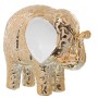 Figura Decorativa Alexandra House Living Blanco Cerámica Elefante Dorado 9 x 19 x 16 cm de Alexandra House Living, Colecciona...