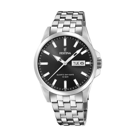 Relógio masculino Festina F20357/4 Cinzento Prateado de Festina, Relógios com braselete - Ref: S7274837, Preço: 114,35 €, Des...