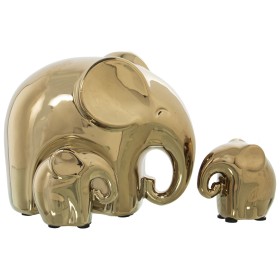 Set di Cifre Alexandra House Living Dorato Ceramica Elefante (3 Pezzi) di Alexandra House Living, Oggetti da collezione - Rif...