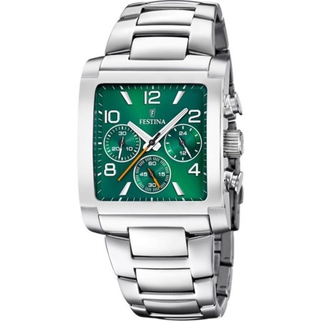 Relógio masculino Festina F20652/2 Verde Prateado de Festina, Relógios com braselete - Ref: S7274997, Preço: 154,89 €, Descon...