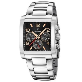 Reloj Hombre Festina F20652/4 Negro Plateado de Festina, Relojes de pulsera - Ref: S7274999, Precio: 154,89 €, Descuento: %