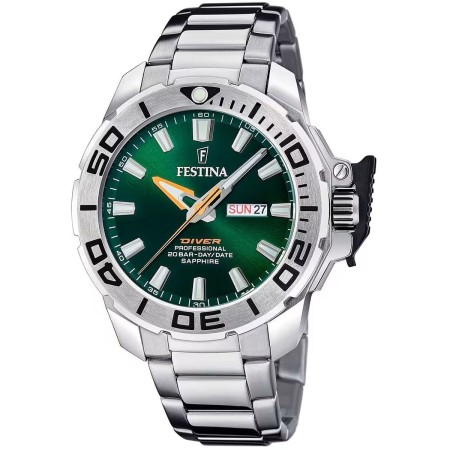 Orologio Uomo Festina F20665/2 Verde Argentato di Festina, Orologi da polso - Rif: S7275063, Prezzo: 182,00 €, Sconto: %