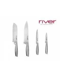 Conjunto de Facas River Aço inoxidável 4 pcs de River, Jogos de facas de cozinha - Ref: S0439002, Precio: 19,93 €, Descuento: %