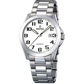 Montre Homme Festina F16376/7 Argenté (Ø 40 mm) de Festina, Montres bracelet - Réf : S7275117, Prix : 104,91 €, Remise : %