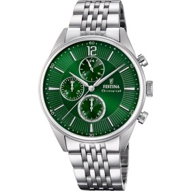 Relógio masculino Festina F20285/8 Verde Prateado de Festina, Relógios com braselete - Ref: S7275124, Preço: 145,85 €, Descon...