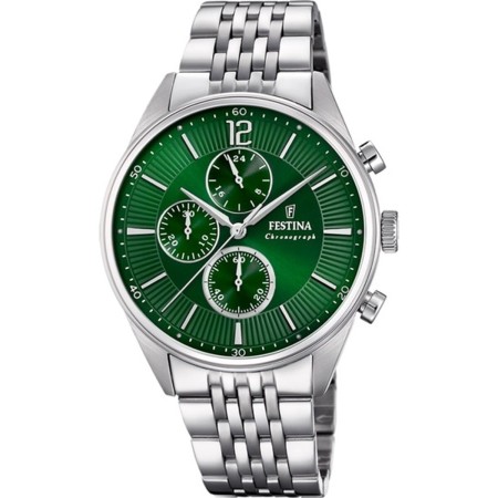 Montre Homme Festina F20285/8 Vert Argenté de Festina, Montres bracelet - Réf : S7275124, Prix : 145,85 €, Remise : %