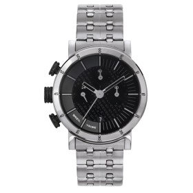 Relógio masculino Breil EW0469 Preto Prateado (Ø 43 mm) de Breil, Relógios com braselete - Ref: S7275782, Preço: 114,31 €, De...