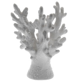 Figura Decorativa Alexandra House Living Blanco Cerámica Coral de Alexandra House Living, Coleccionables - Ref: D1623301, Pre...