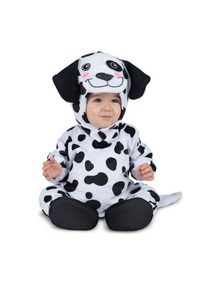 Déguisement pour Bébés My Other Me Noir Blanc Dalmatien (4 Pièces) | Tienda24 Tienda24.eu