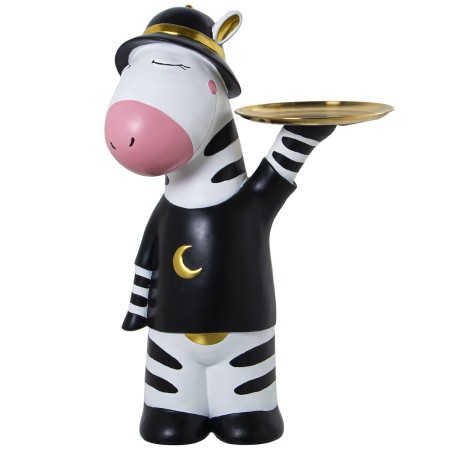 Deko-Figur Alexandra House Living Kunststoff Zebra 34 x 43 x 74 cm Schale von Alexandra House Living, Sammlerstücke - Ref: D1...