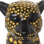 Figura Decorativa Alexandra House Living Negro Dorado Plástico Leopardo 33 x 39 x 45 cm de Alexandra House Living, Colecciona...