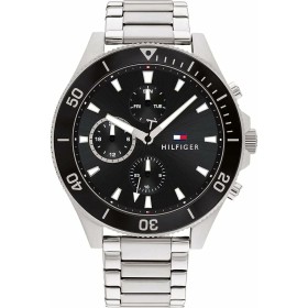 Men's Watch Tommy Hilfiger 1674788 Black Silver by Tommy Hilfiger, Wrist Watches - Ref: S7276386, Price: 198,44 €, Discount: %