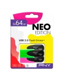 Memória USB PNY Preto Multicolor 64 GB | Tienda24 Tienda24.eu