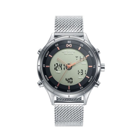 Reloj Hombre Mark Maddox HM1001-57 Plateado (Ø 44 mm) de Mark Maddox, Relojes de pulsera - Ref: S7277870, Precio: 78,67 €, De...