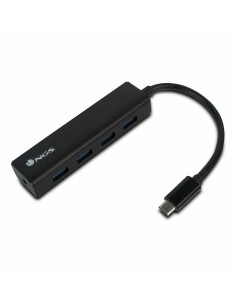 Hub USB Unitek U1323A Cinzento | Tienda24 Tienda24.eu