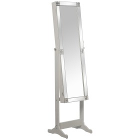 Free standing mirror Alexandra House Living White 46 x 36 x 158 cm Rectangular by Alexandra House Living, Floor Mirrors - Ref...