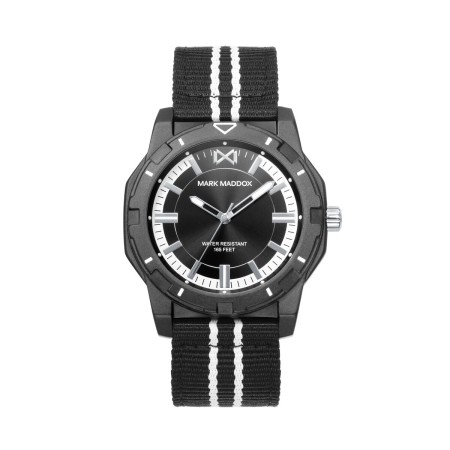 Herrenuhr Mark Maddox HC0126-57 Schwarz (Ø 43 mm) von Mark Maddox, Armbanduhren - Ref: S7277977, Preis: 79,24 €, Rabatt: %