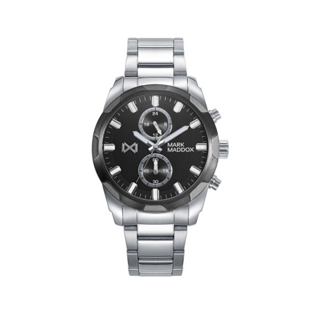 Reloj Hombre Mark Maddox HM0132-57 Negro Plateado (Ø 43 mm) de Mark Maddox, Relojes de pulsera - Ref: S7277988, Precio: 92,59...