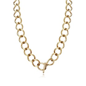 Colar feminino Shabama Trenc Latão Banhado em flash dourado Elástico | Tienda24 - Global Online Shop Tienda24.eu