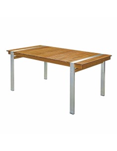 Tavolo da Pranzo Norah 160 x 85 x 74 cm Legno Acciaio inossidabile da BigBuy Home, Tavoli standard - Ref: S8700024, Precio: €...