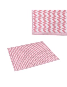 Tappeto per Esterni Naxos Rosa Bianco polipropilene da BigBuy Home, Tappeti - Ref: S8700125, Precio: €15.78, Descuento: %