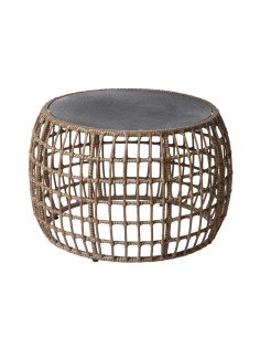 Mesa auxiliar DKD Home Decor Glamour Dorado Metal 66 x 66 x 40 cm | Tienda24 Tienda24.eu