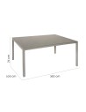 Tavolo da Pranzo Thalia 160 x 100 x 72 cm Acciaio da BigBuy Home, Tavoli standard - Ref: S8700211, Precio: 147,38 €, Descuent...