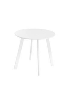 Mesa de apoio 40 x 40 x 85 cm Dourado Branco Ferro | Tienda24 Tienda24.eu