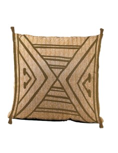 Cojín Romimex Beige Terciopelo 45 x 10 x 45 cm | Tienda24 Tienda24.eu