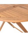 Mesa Auxiliar Plegable Kate 90 x 90 x 76 cm Natural Madera de acacia | Tienda24 Tienda24.eu