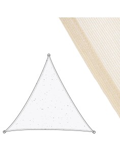 Shade Sails 500 x 500 x 1 cm Beige Polyethylene | Tienda24 Tienda24.eu