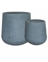 Set of Planters Samos Grey 60 x 60 x 60 cm (2 Units) | Tienda24 Tienda24.eu