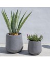 Set of Planters Samos Grey 60 x 60 x 60 cm (2 Units) | Tienda24 Tienda24.eu