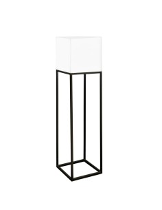 Lampada da Terra Block Bianco Grigio Polietilene Acciaio 38 x 38 x 155 cm da BigBuy Home, Luci per sentieri - Ref: S8700513, ...