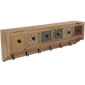 Wall mounted coat hanger Alexandra House Living Wood 82 x 14,5 x 25 cm by Alexandra House Living, Wall Coat Racks - Ref: D162...