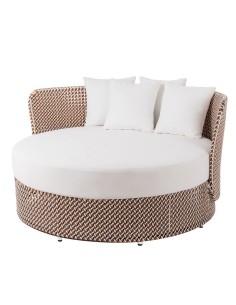 Lit de jardin Rebecca Marron Clair 136 x 129 x 70 cm | Tienda24 Tienda24.eu