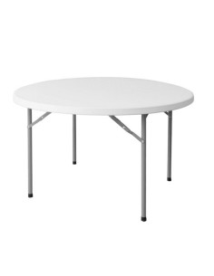 Mesa Plegable Lifetime Blanco 122 x 91,5 x 61 cm Acero HDPE | Tienda24 Tienda24.eu