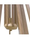 Sombrilla Tiber Grafito Aluminio madera de teca 300 x 400 x 250 cm | Tienda24 Tienda24.eu