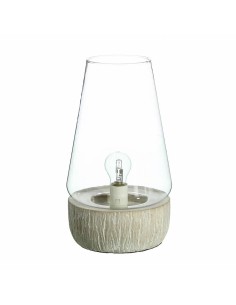 Lampe de bureau DKD Home Decor Blanc Naturel Bambou 40 W 220 V 32 x 32 x 45,5 cm | Tienda24 Tienda24.eu