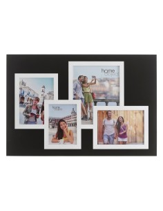 Fotorahmen Kristall Holz Braun Bronze Kunststoff (16,5 x 2 x 21 cm) (6 Stück) | Tienda24 Tienda24.eu