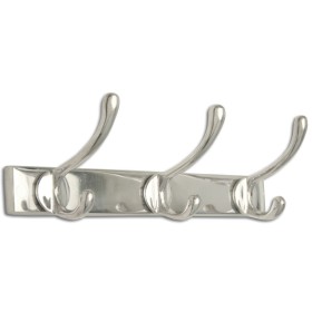 Wall mounted coat hanger Alexandra House Living Aluminium 31 x 9 x 12 cm by Alexandra House Living, Wall Coat Racks - Ref: D1...