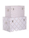 Set di Bauli 51 x 31 x 32 cm PVC DMF (2 Pezzi) da BigBuy Home, Scatole e cassapanche - Ref: S8800309, Precio: 61,87 €, Descue...