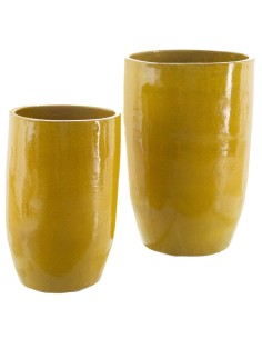 Vase Alexandra House Living Weiß Silberfarben aus Keramik 13 x 26 cm | Tienda24 Tienda24.eu