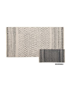 Alfombra DKD Home Decor Gris Blanco Ikat (120 x 180 x 0,4 cm) | Tienda24 Tienda24.eu