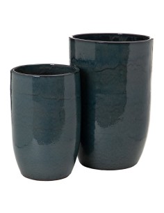 Vase Crème Céramique 52 x 52 x 80 cm (2 Unités) | Tienda24 Tienda24.eu